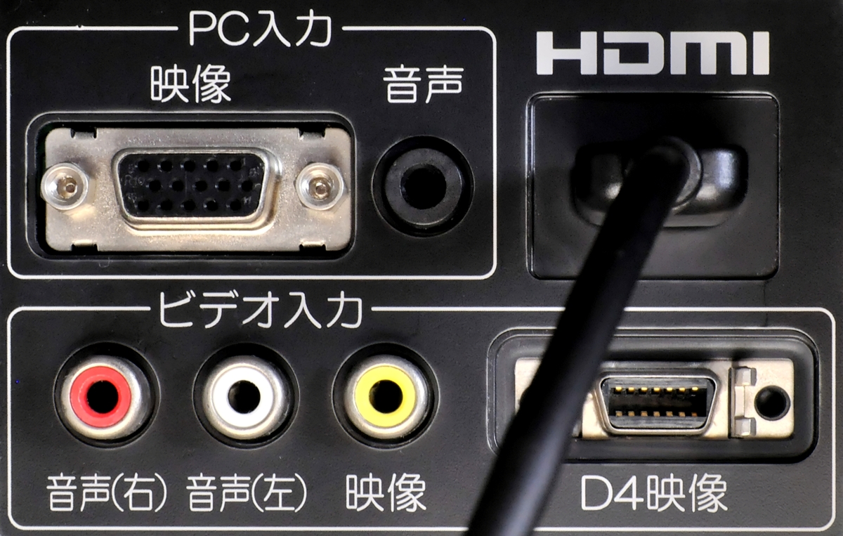 図3-8.テレビHDMI入力の接続