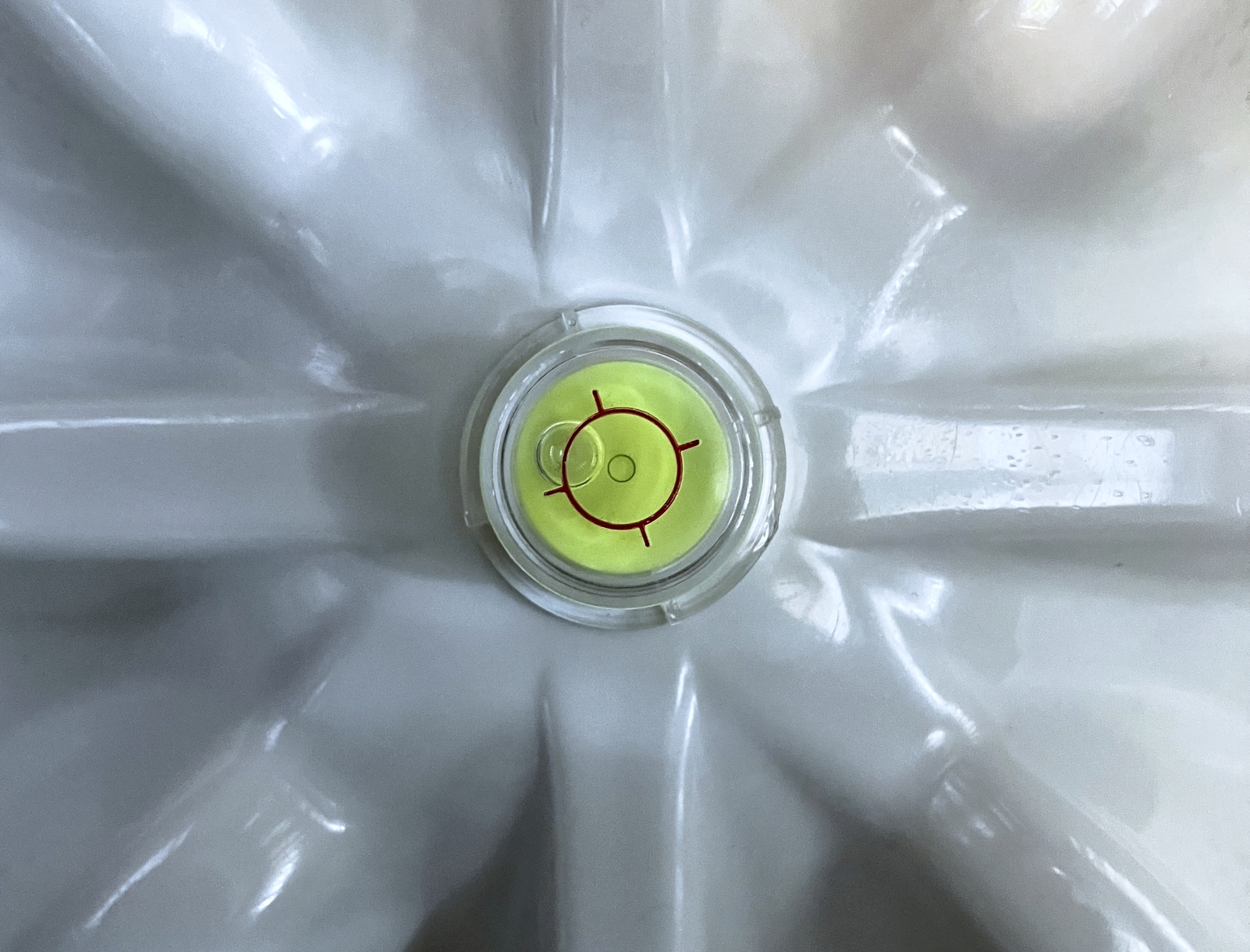 図1-2.傾いた洗濯槽