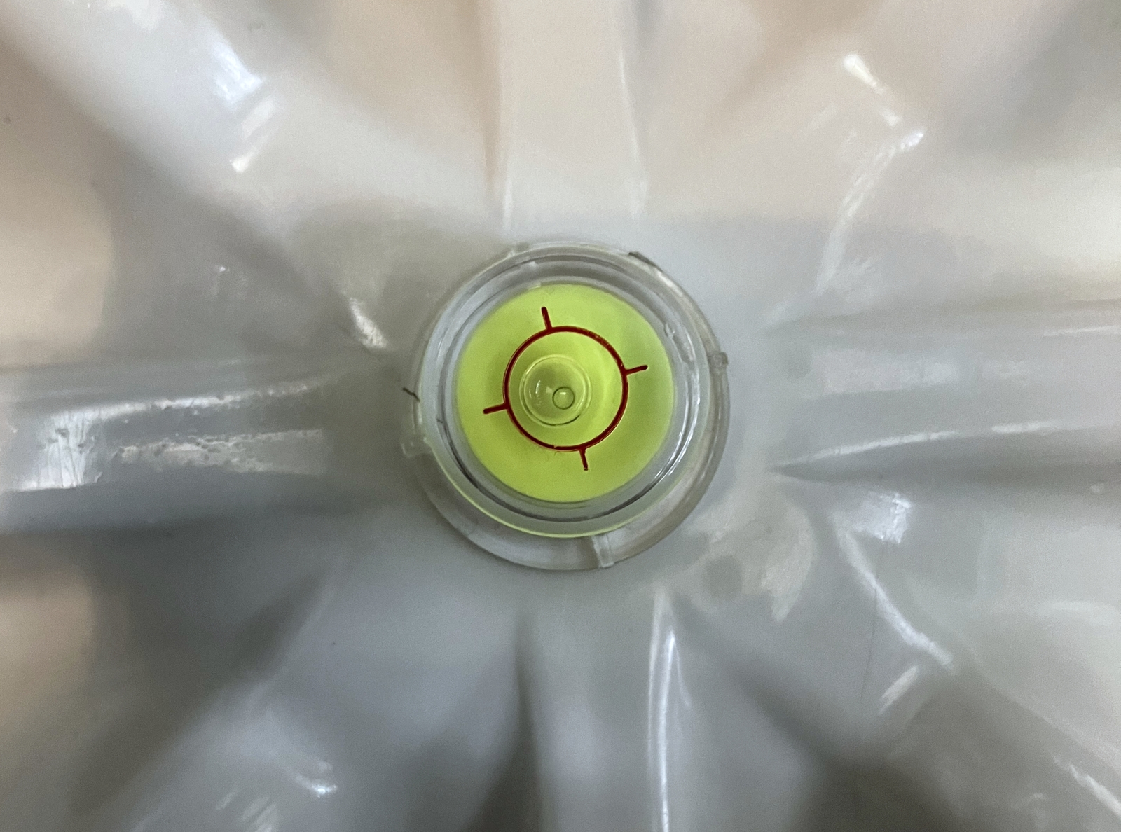 図1-8.水平になった洗濯槽